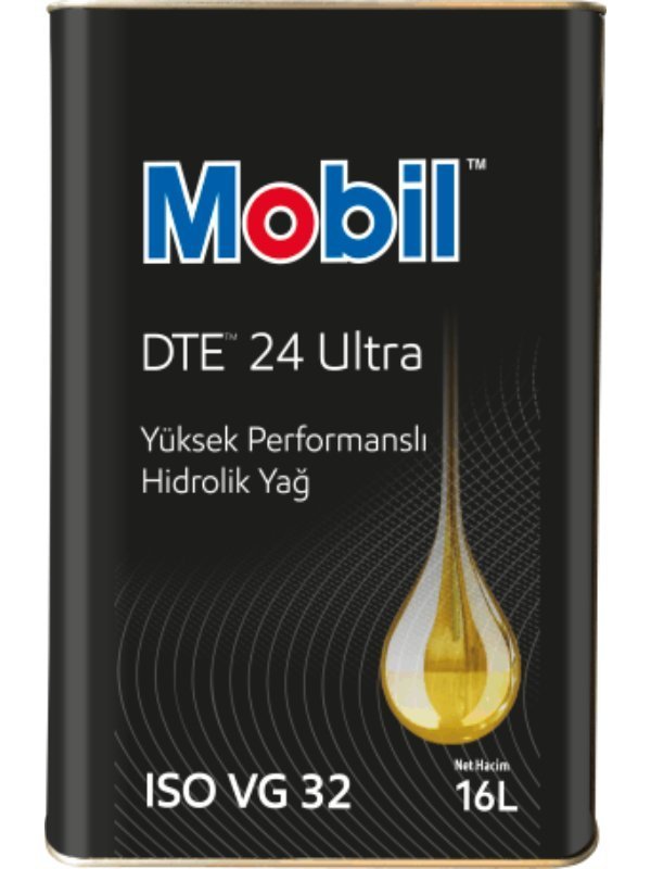 Mobil DTE 24 ISO VG 32 - 16 Litre Hidrolik Yağı