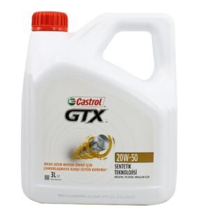 Castrol GTX 20W50 3 Lt Sentetik Motor Yağı