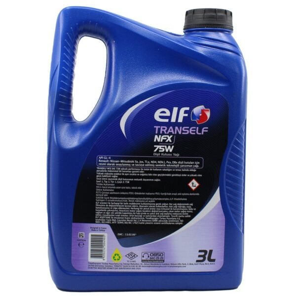 Elf Tranself NFX SAE 75W 3 Lt Şanzıman Yağı