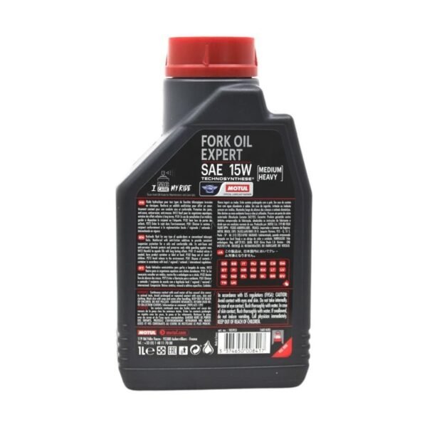 Motul Fork Oil Expert Medium Heavy 15W 1 Lt Amortisör Yağı