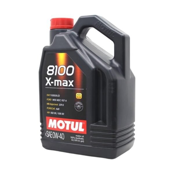 Motul 8100 X-Max 0W40 4 Lt Tam Sentetik Motor Yağı