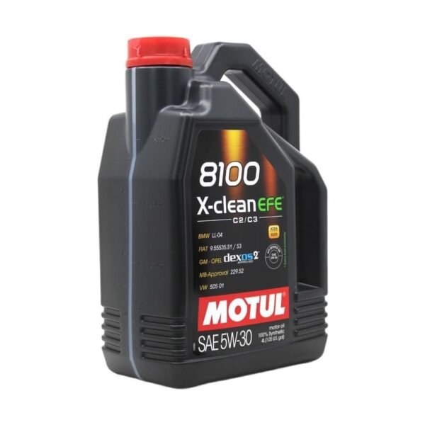 Motul 8100 X-Clean EFE 5W30 4 Lt Tam Sentetik Motor Yağı
