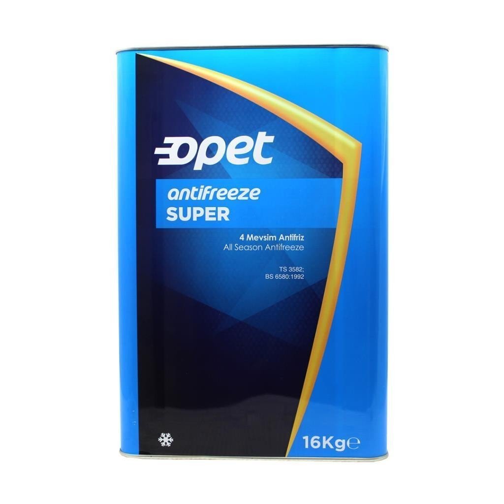 Opet Süper Antifriz 16 Kg Mavi Konsantre Antifiriz