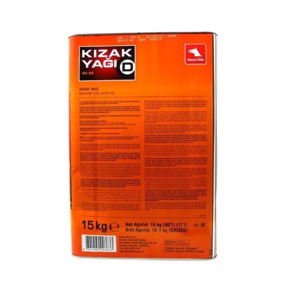 Petrol Ofisi Kızak Yağı D 68 15 Kg