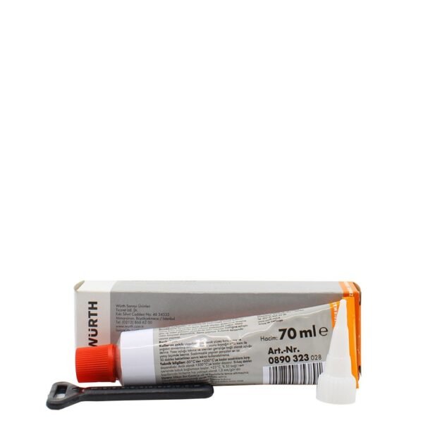 Würth Silikon Sıvı Conta Siyah 250C 70 Ml
