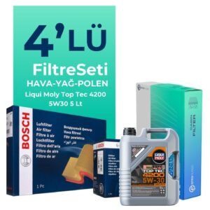 Bosch Audi A5 2.0 Tfsi Filtre Bakım Seti Liqui Moly Motor Yağlı (2008-2017) 4 Lü