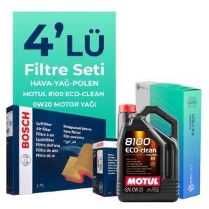 Bosch Fiat Egea 1.3 Dizel Filtre Bakım Seti Motul Motor Yağlı (2019-2023) 4 Lü