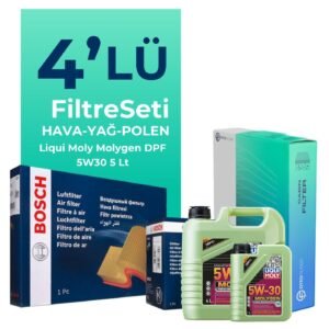 BOSCH Kia Soul 1.6 Dizel Filtre Bakım Seti Liqui Moly Motor Yağlı (2010-2014) 4 Lü