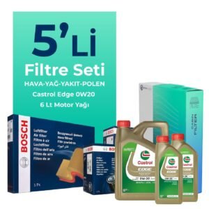 Bosch Mercedes GLC220 Dizel Filtre Bakım Seti Castrol Motor Yağlı (2023-2025) 5 Li