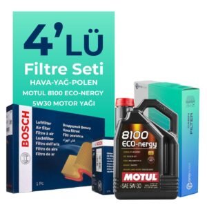 BOSCH Seat Toledo 1.2 TSi Filtre Bakım Seti Motul Motor Yağlı (2011-2016) 4 Lü