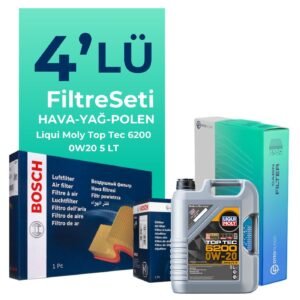 BOSCH Volkswagen Passat 1.5 TSi Filtre Bakım Seti Liqui Moly Motor Yağlı (2018-2024) 4 Lü