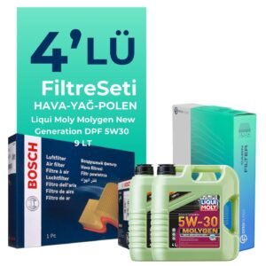 BOSCH Volkswagen Touareg 2.5 Dizel Filtre Bakım Seti Liqui Moly Motor Yağlı (2004-2009) 4 Lü