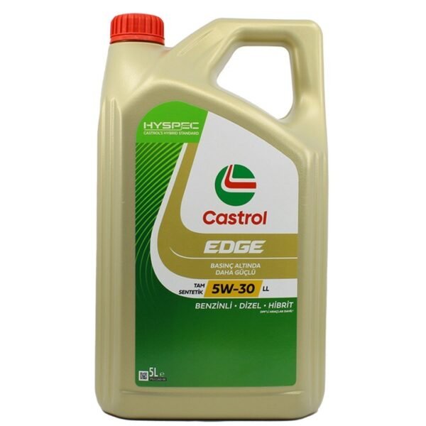 Castrol EDGE 5W30 LL 5 Litre Partiküllü DPF