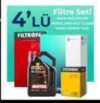Filtron Citroen C5 AirCross 1.6 Benzinli Filtre Bakım Seti Motul Motor Yağlı (2019-2022) 4 Lü