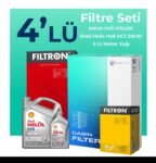 Filtron Honda CR-V 1.6 Dizel Filtre Bakım Seti Shell Motor Yağlı (2013-2018) 4 Lü