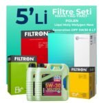 Filtron Kia Sorento 2.5 Dizel Filtre Bakım Seti Liqui Moly Motor Yağlı (2006-2011) 5 Li