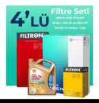 Filtron Kia Stonic 1.25 Benzin Filtre Bakım Seti Shell Motor Yağlı (2017-2024) 4 Lü