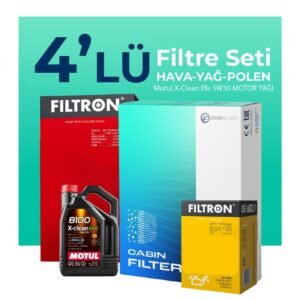 Filtron Mercedes ML320 Dizel Filtre Bakım Seti Motul Motor Yağlı (2006-2010) 4 Lü