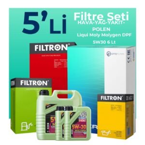Filtron Subaru Outback 2.0 Dizel Filtre Bakım Seti Liqui Moly Motor Yağlı (2011-2014) 5 Li