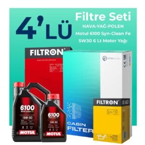 Filtron Subaru Outback 2.0 Dizel Filtre Bakım Seti Motul Motor Yağlı (2011-2014) 4 Lü