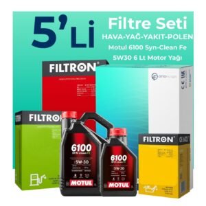 Filtron Subaru Outback 2.0 Dizel Filtre Bakım Seti Motul Motor Yağlı (2011-2014) 5 Li