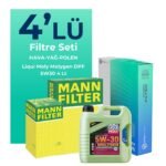 MANN Chevrolet Lacetti 1.6 Filtre Bakım Seti Liqui Moly Motor Yağlı (2005-2014) 4 Lü