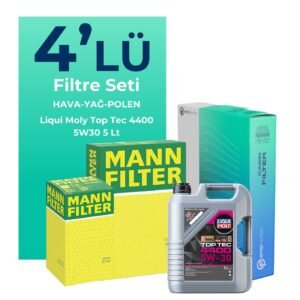 MANN Renault Modus 1.5 Dizel Filtre Bakım Seti Liqui Moly Motor Yağlı (2004-2009) 4 Lü