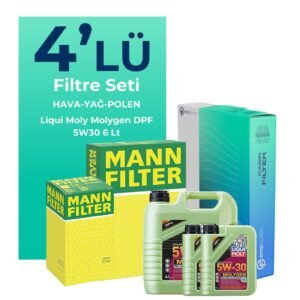 MANN Subaru Outback 3.0 Filtre Bakım Seti Liqui Moly Motor Yağlı (2003-2010) 4 Lü