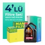 MANN Suzuki Swift 1.3 Filtre Bakım Seti Motul Motor Yağlı (2005-2010) 4 Lü