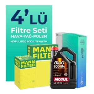 MANN Suzuki Swift 1.5 Filtre Bakım Seti Motul Motor Yağlı (2005-2010) 4 Lü