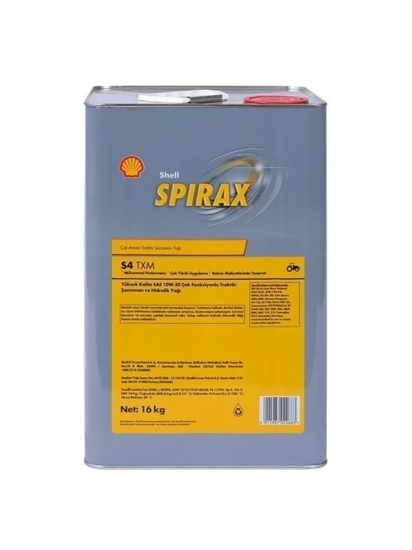 Shell Spirax S4 TXM 10W-30 16 Litre Şanzıman Yağı