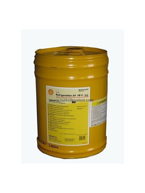 Shell Refrigeration Oil S4 FR-F 32 - 20 Litre Kompresör Yağı