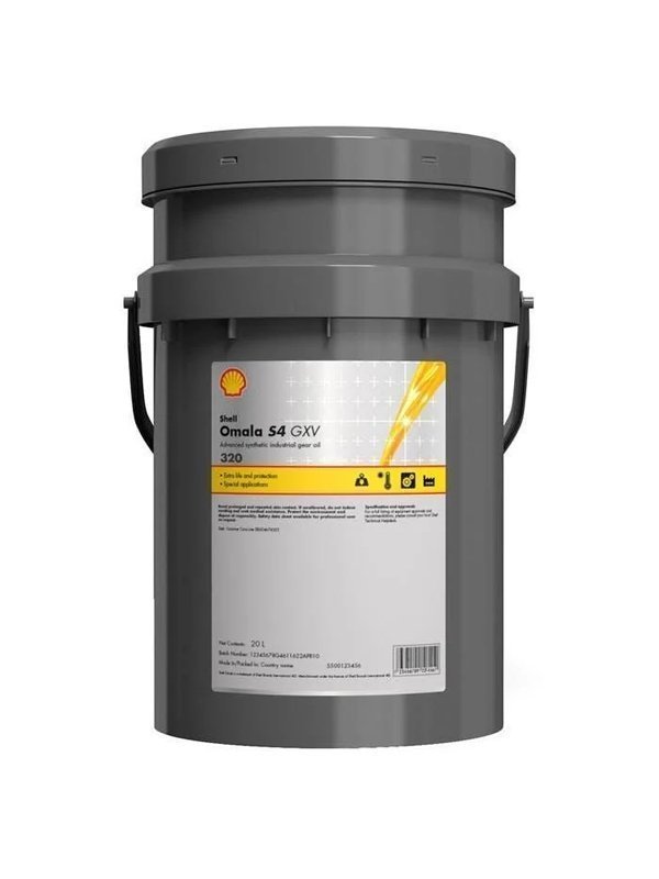 Shell Omala S4 GXV 320 - 20 Litre Şanzıman Yağı