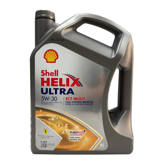 Shell Helix Ultra 5W30 ECT MULTI 5 Lt Tam Sentetik Motor Yağı