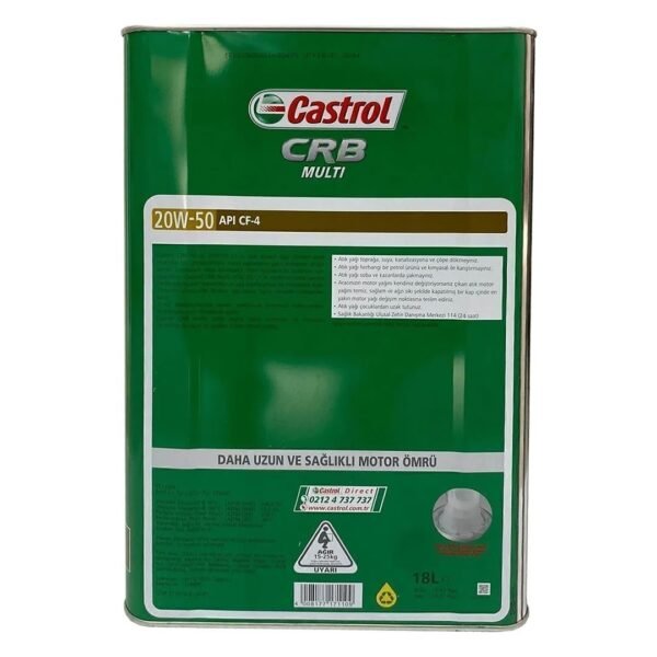 Castrol CRB Multi 20W50 18 Lt Motor Yağı