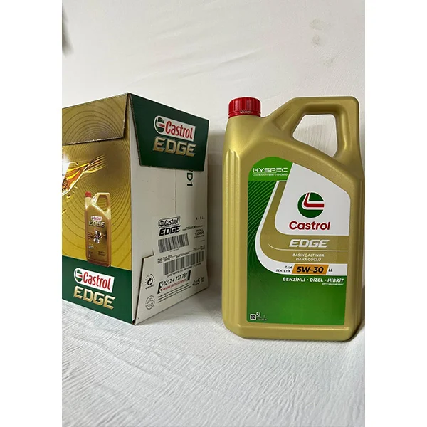 Castrol EDGE 5W-30 LL 4 Litre Motor Yağı - 2025 Üretim - Tam Sentetik DPF
