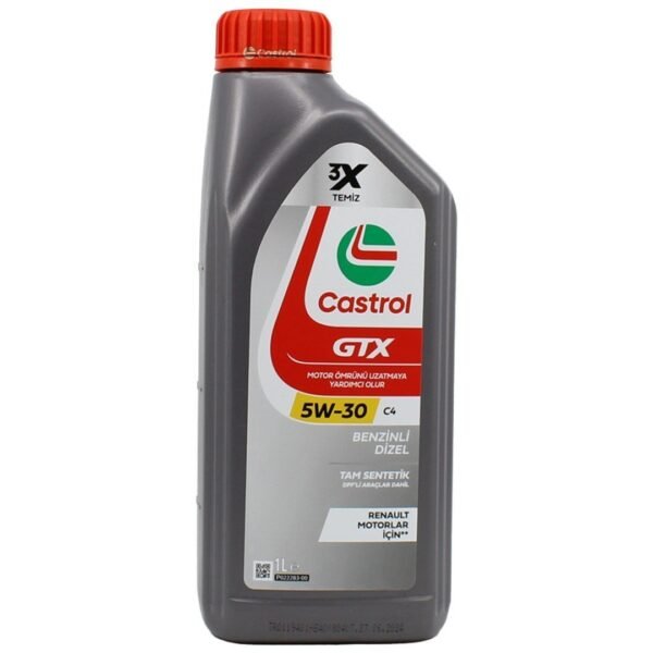 Castrol GTX 5W30 C4 1 Lt Partiküllü Motor Yağı