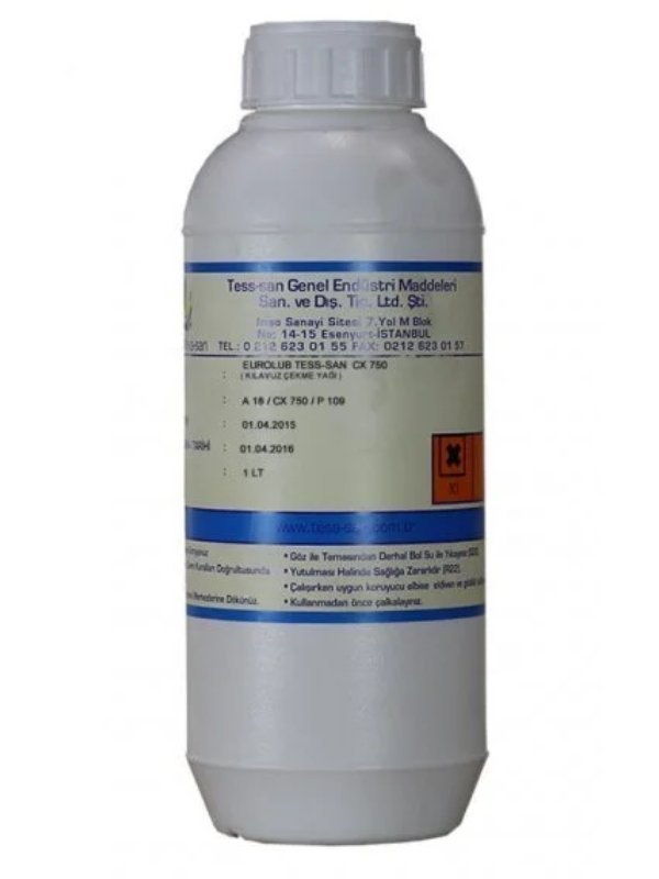 Eurolub CX 750 - 1 Litre Kılavuz ve Diş Açma Yağı
