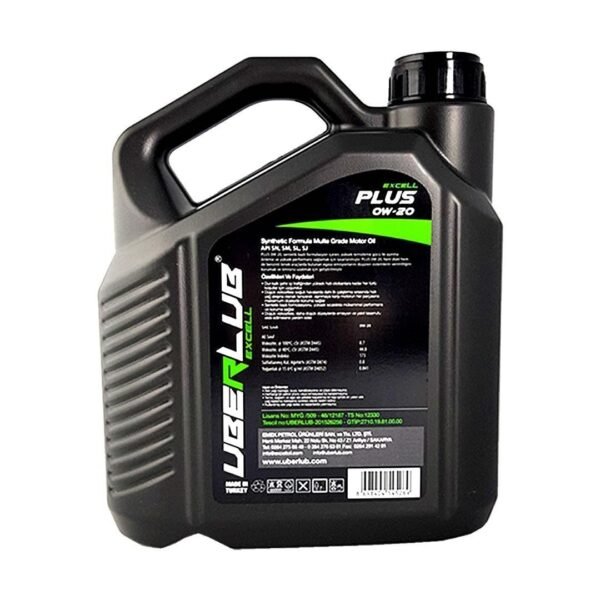 Uberlub Excell Plus SYN 0W20 4 Lt Tam Sentetik Motor Yağı