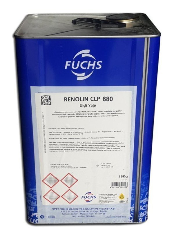 Fuchs Renolin CLP 680 - 16 kg Şanzıman Yağı