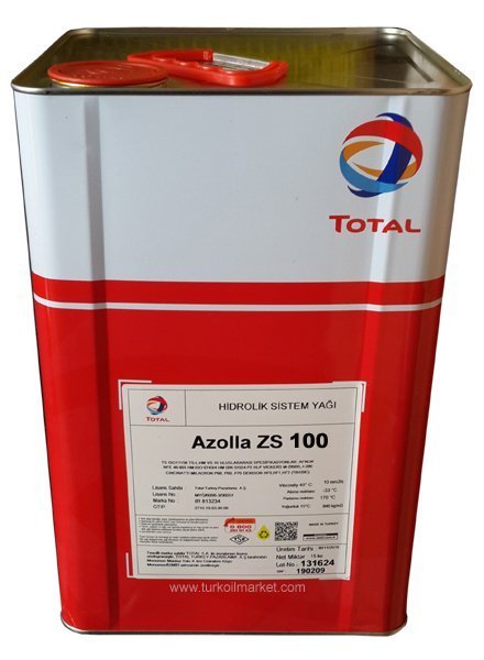 Total Azolla ZS 100 - 15 kg Hidrolik Yağ Hidrolik Yağı
