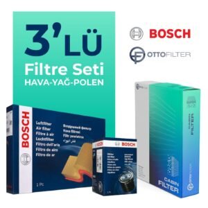 Bosch BMW 3.18 Dizel Filtre Bakım Seti (2015-2018) 3 Lü