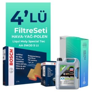 BOSCH Toyota C-HR 1.8 Hybrid Filtre Bakım Seti Liqui Moly Special Tec AA 0W-20 5 Litre Motor Yağlı (2018-2022) 4 Lü