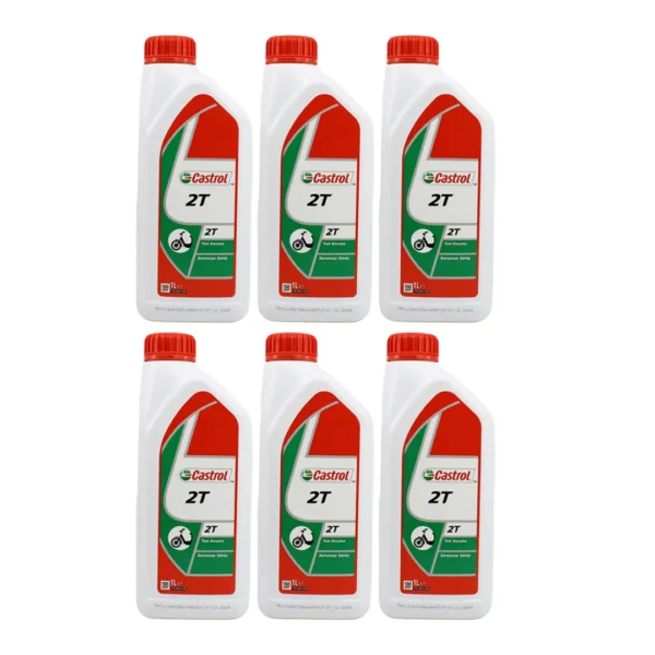 Castrol 2T 1 Lt 2 Zamanlı Motor Yağı (6 Adet)