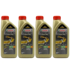 Castrol Power 1 Racing 10W50 4T 1 Lt Motosiklet Yağı (4 Adet)