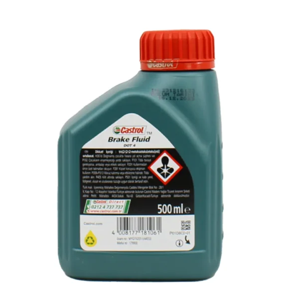 Castrol Fren Hidroliği DOT 4 500 ML Fren Hidrolik Yağı