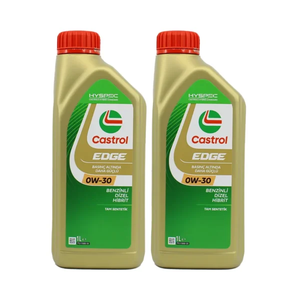 Castrol Edge 0W30 1 Lt Tam Sentetik Partiküllü Motor Yağı (2 Adet)