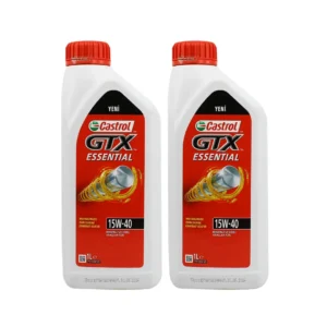 Castrol GTX Essential 15W40 1 Lt Motor Yağı (2 Adet)