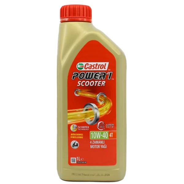 Castrol Power 1 Scooter 10W40 4T 1 Lt Motosiklet Yağı