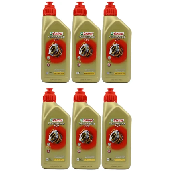 Castrol Transmax CVT 1 Lt Otomatik Şanzıman Yağı (6 Adet)